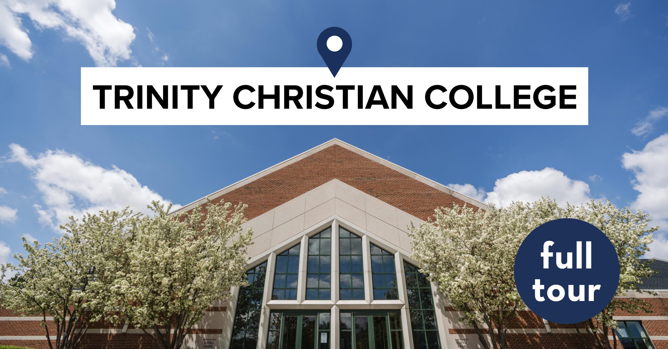 Trinity Christian College recently added a full campus tour to its channel on YouTube. This in-depth overview of Trinity’s beautiful campus, nestled in a quaint neighborhood, showcases the diverse spaces catering to various aspects of student life and learning.