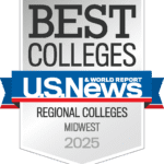 U.S. News & Work Report Best Colleges - Midwest Regional Colleges 2025 Award