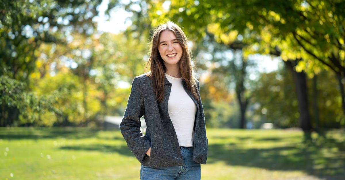 For many students at Trinity Christian College, the journey to finding their place in this faith-filled community is deeply personal. For Mia Musick ’26, the journey to finding Trinity Christian College is uniquely part of her story.