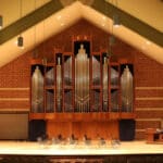 Ozinga Chapel Auditorium Stage and Organ