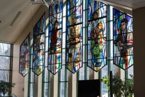 grand lobby stained glass